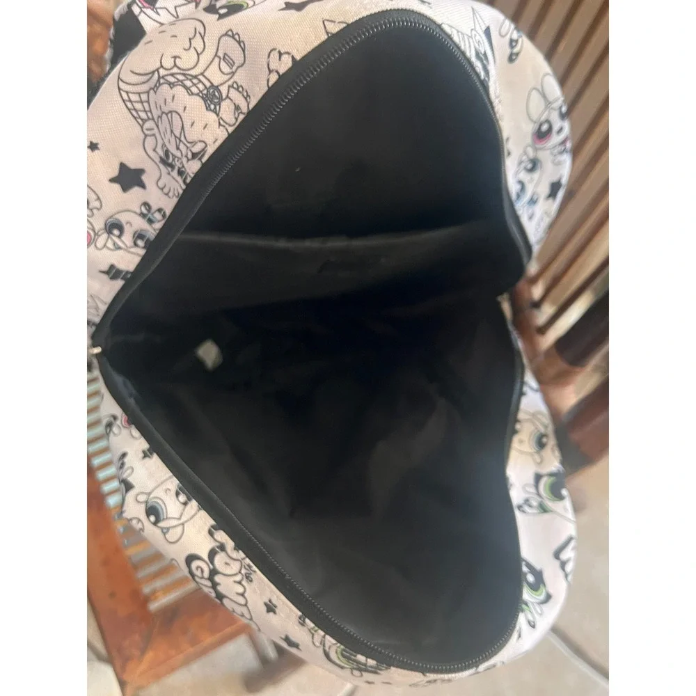 The Powerpuff Girls Trio Backpack Blossom Bubbles and Buttercup White Black